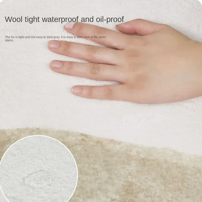 Tapis en peluche de Style moderne pour chambre à coucher