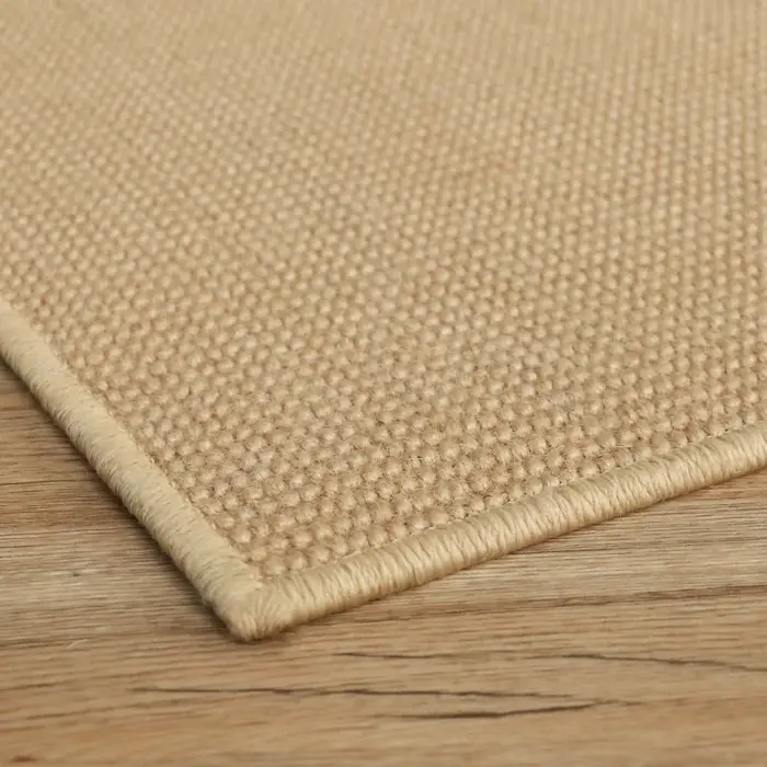 Tapis en jute du Bangladesh rond sur mesure - Tapis naturel doux et écologique tissé à la main - Tap