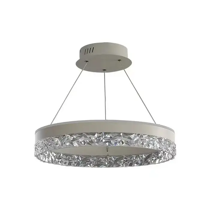 Lampe à suspension en cristal pour chambre à coucher