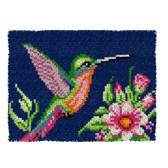 Kit de tapis à crochet de loquet, tapis au Crochet, Kits de fils au Crochet, à la mode, motif de des