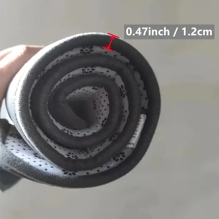 Tapis de Sol Absorbant Incurvé en Forme d'Éventail