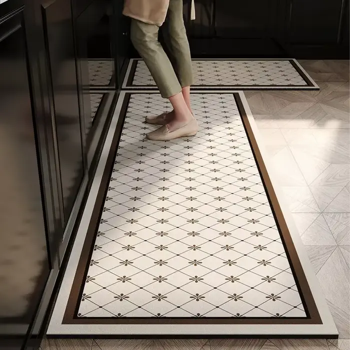 VIKAMA – tapis de sol de cuisine en Diatomite, antidérapant, résistant à l'huile, absorbant l'eau, r