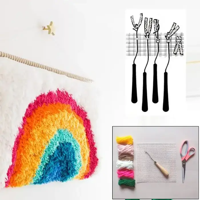Crochet tapis vierge 100x150cm