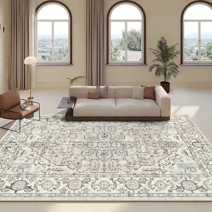 Tapis rétro persan pour salon