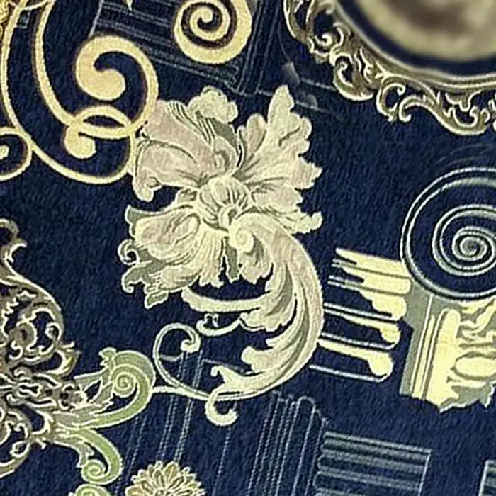 Tapis de Villa épais bleu Royal