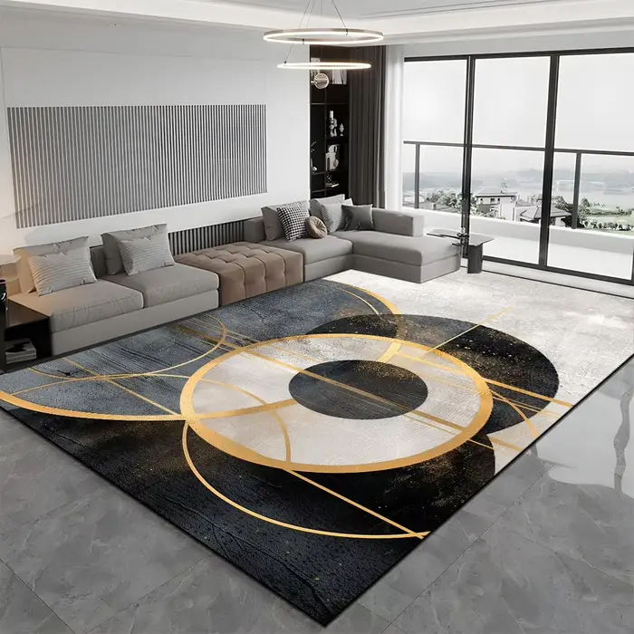 Grands tapis pour salon, lumière moderne, décoration de chambre à coucher de luxe, 200x300cm, tapis 