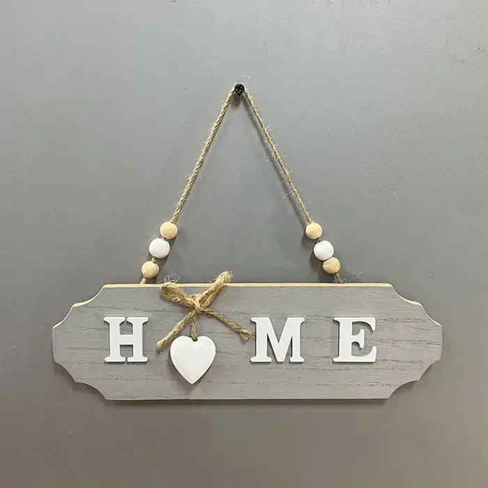 Bienvenue à la maison – Décoration murale en bois – Marque Bow Listing