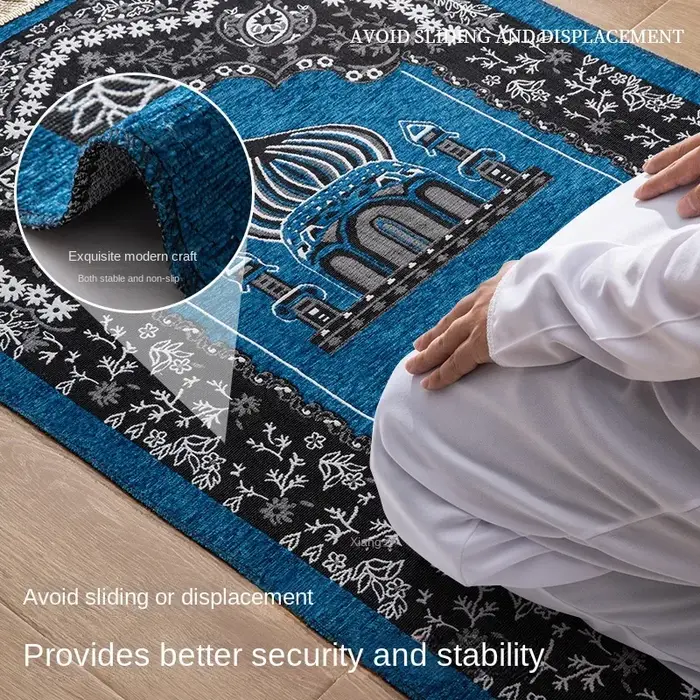 Tapis de prière musulmane pour femmes et hommes