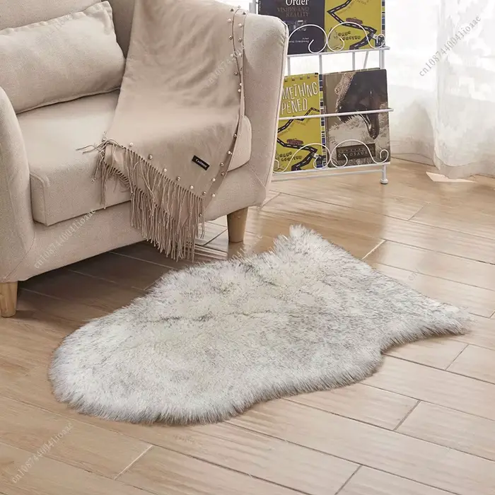 Tapis irrégulier à la mode