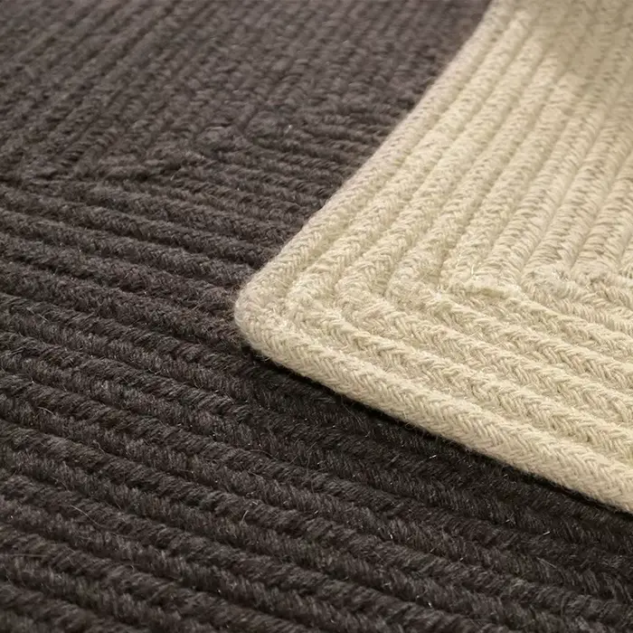 Tapis de sol tissé de luxe nordique