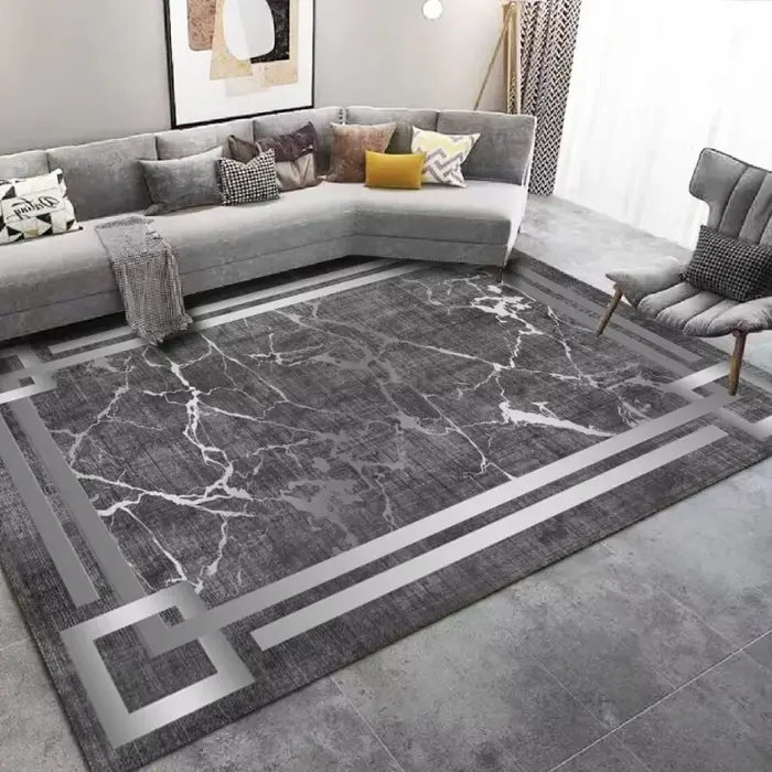 Tapis de salon résistant à la saleté, tapis de grande surface, chambre d'étude moderne, non ald, mai