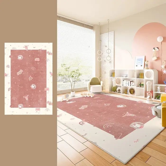 Tapis de salon antidérapant imperméable résistant à l'usure