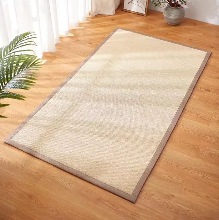 Tapis en bambou japonais Tatami, Design, respirant, pour chambre à coucher, salon, antidérapant, lav