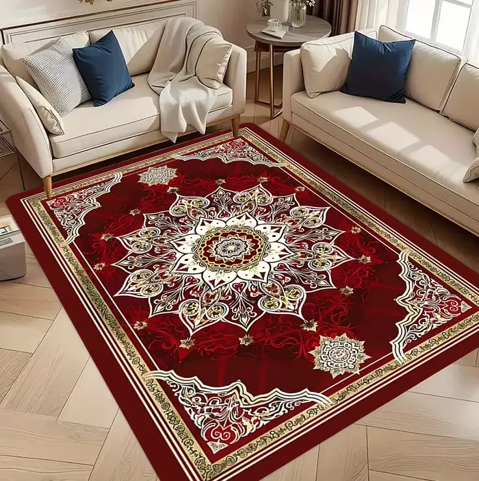 Tapis rouge de luxe persan