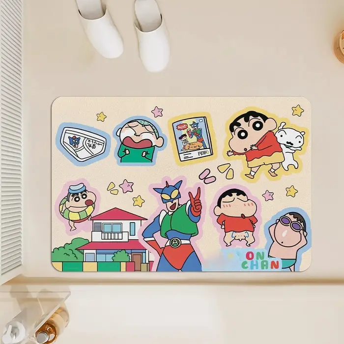 Tapis absorbant pour salle de bain, séchage rapide, cadeaux pour la maison élégants et raffinés, mot