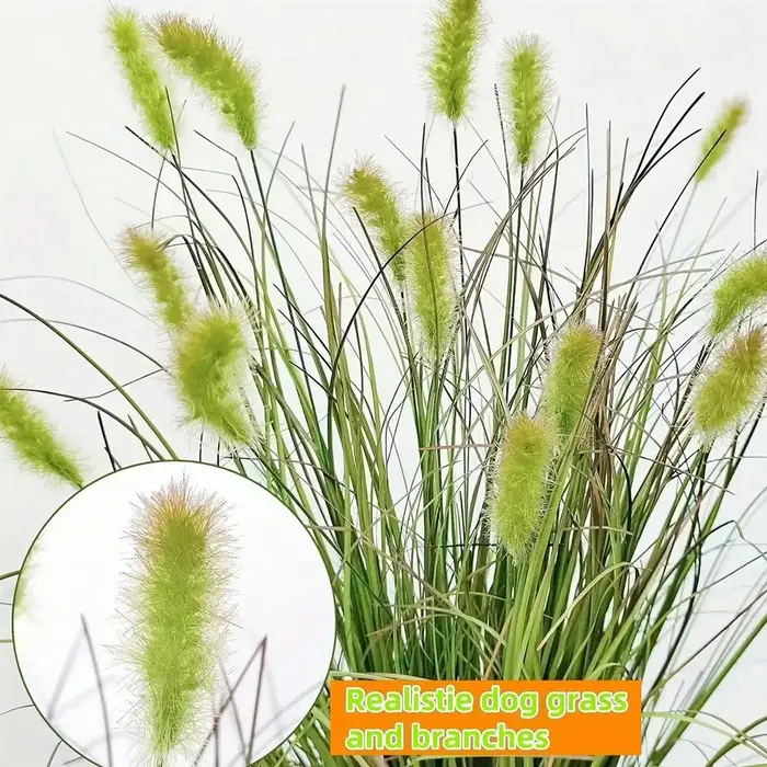 Herbe d'oignon artificielle réaliste