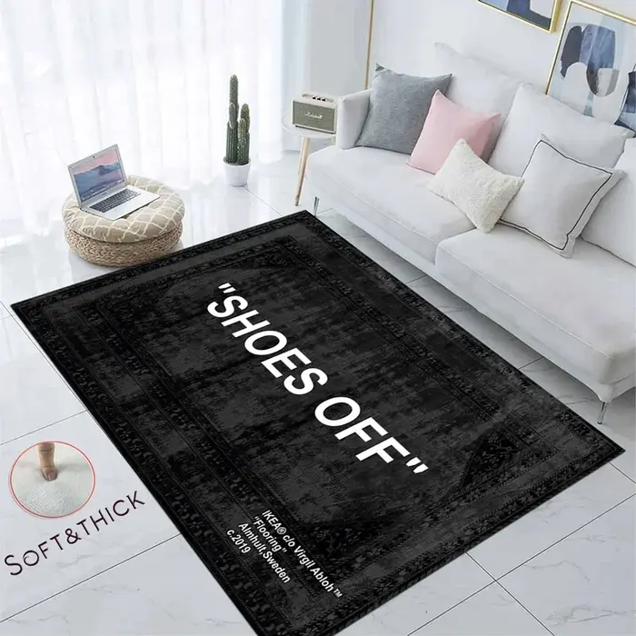 VIKAMA mode tapis chambre salon tendance personnalité créative garçons appartement chaussure mur chevet sale
