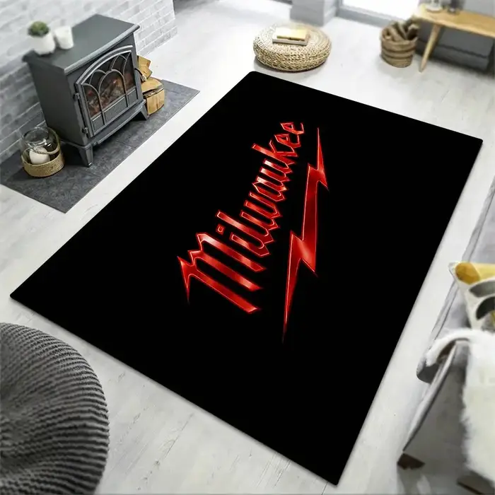 Tapis de sol M-Milwaukees pour salon, tapis de bienvenue pour chambre à coucher, tapis d'extérieur