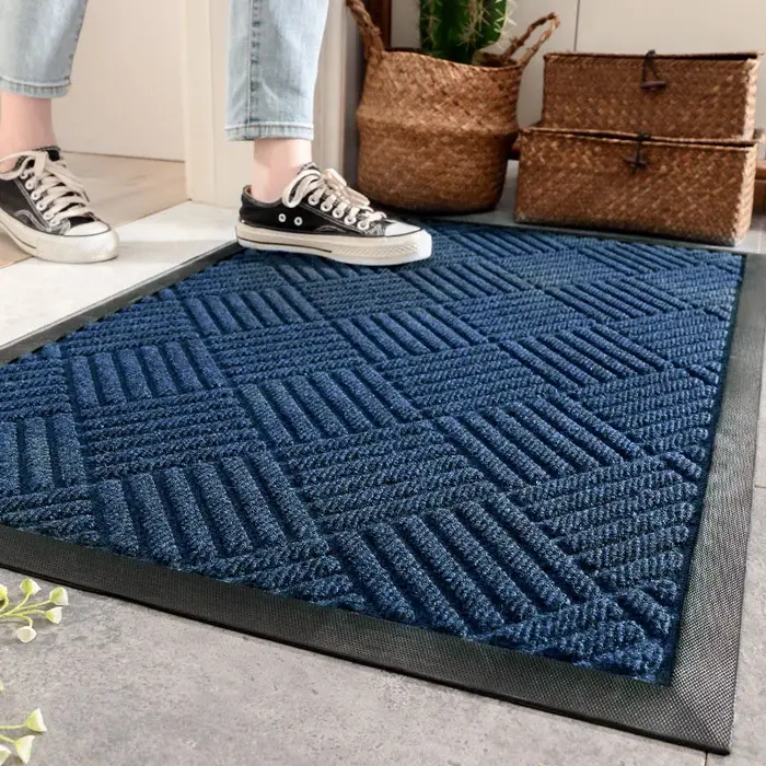 Doorvirus-Tapis Antidérapant, Imperméable, Anti-Poussière, Polymères de Bain, Caoutchouc, Nik, Extér