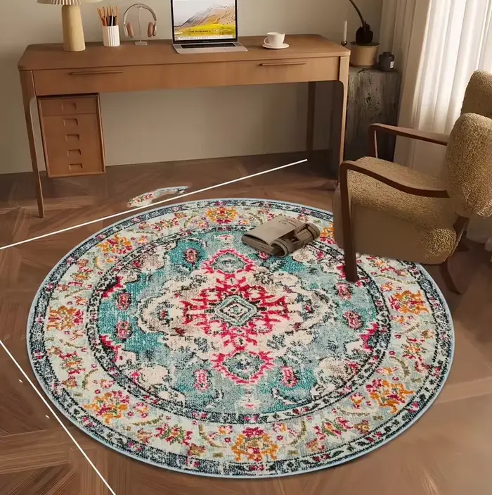 Tapis circulaire de Style bohème