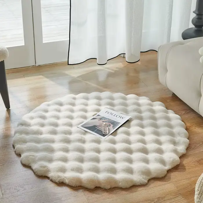 Tapis Imitation fourrure de lapin