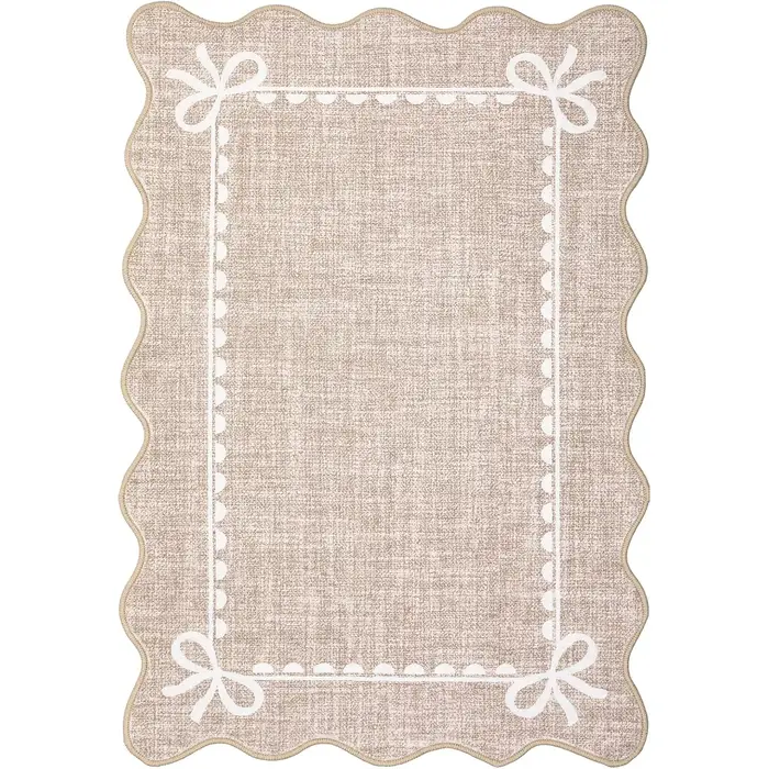 Tapis rose pour salon, chambre à coucher