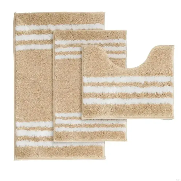 Ensemble tapis salle bain lavable