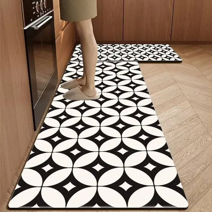 VIKAMA Tapis de cuisine esthétique style antique méditerranéen
