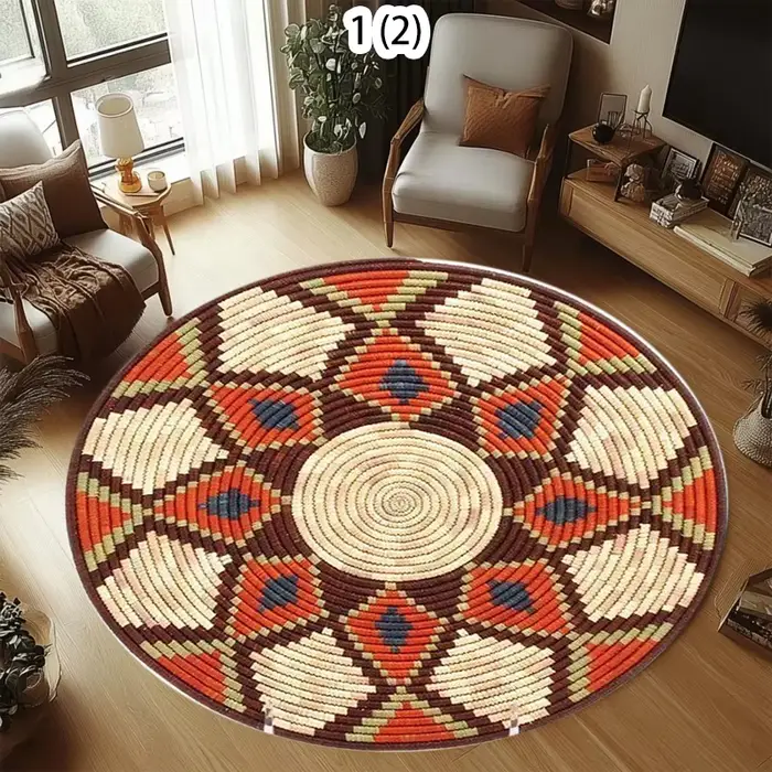 Tapis décoratif de style bohème simple pour la fête de Pâques