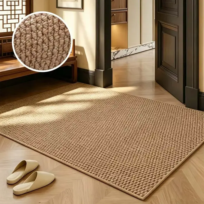 Tapis d'entrée en faux sisal, tapis de cuisine, tapis d'extérieur et d'intérieur, tapis antidérapant