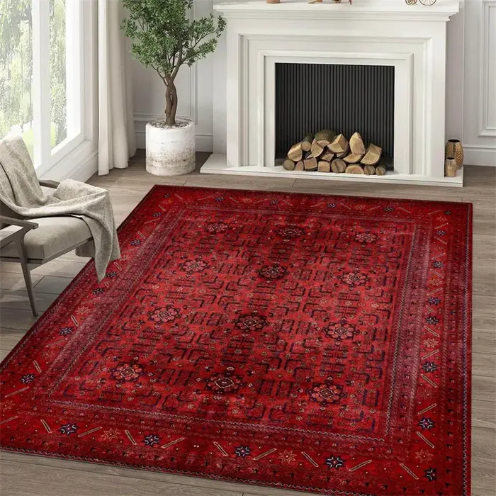 Tapis persans vintage de style oriental pour salon