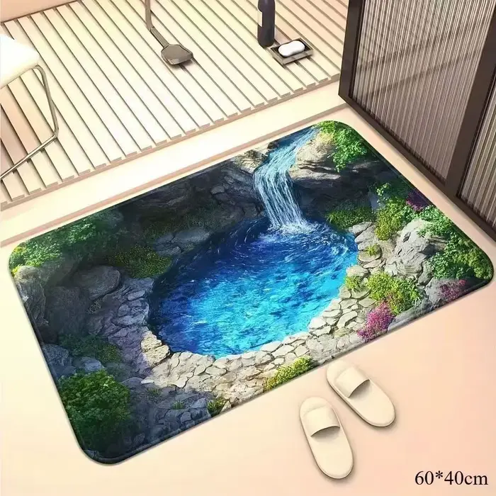 Tapis d'entrée imprimé Eerie Mansion