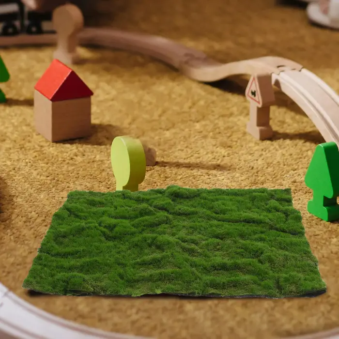 Tapis de pelouse artificielle en mousse simulée