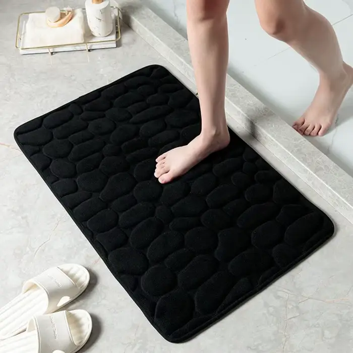 Tapis de sol pour la maison avec mousse à mémoire de forme souple et Base antidérapante en PVC, tapi