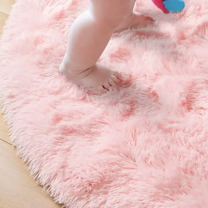 100/120/140/160 tapis rond moelleux doux