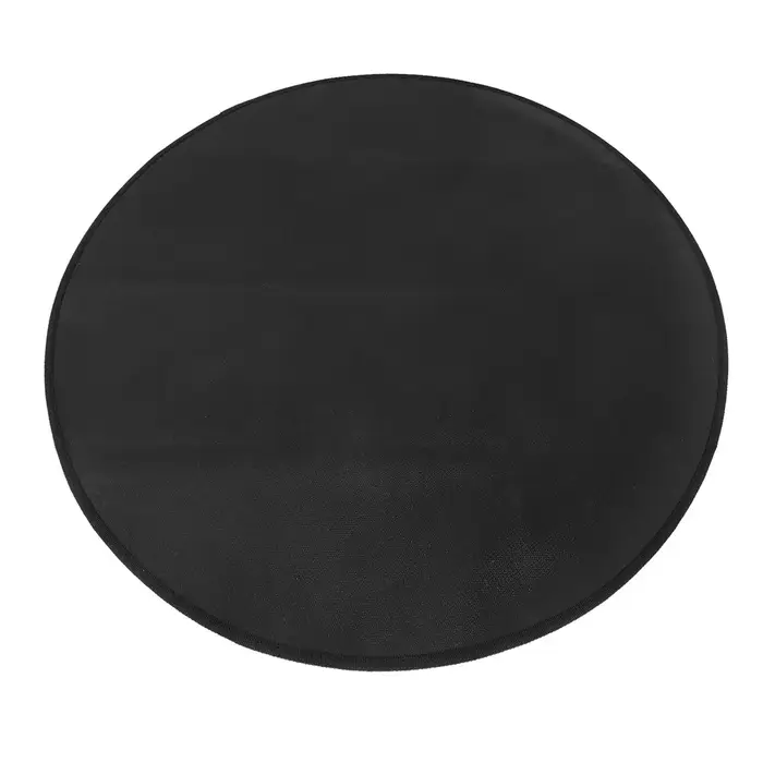 Tapis ignifuge rond résistant à la chaleur de 24 pouces pour barbecue extérieur