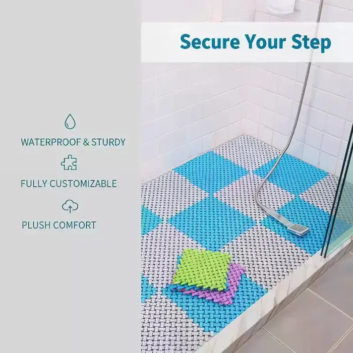 Tapis antidérapant pour salle de bain