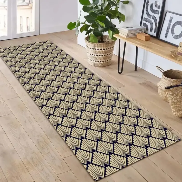 Tapis à motif géométrique, antidérapant, moderne, décoration de la maison, salon, chambre à coucher, entrée, durable