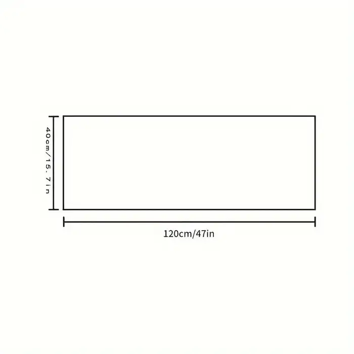 VIKAMA 40x120 cm dégradé Tie-Dye tapis salon chambre
