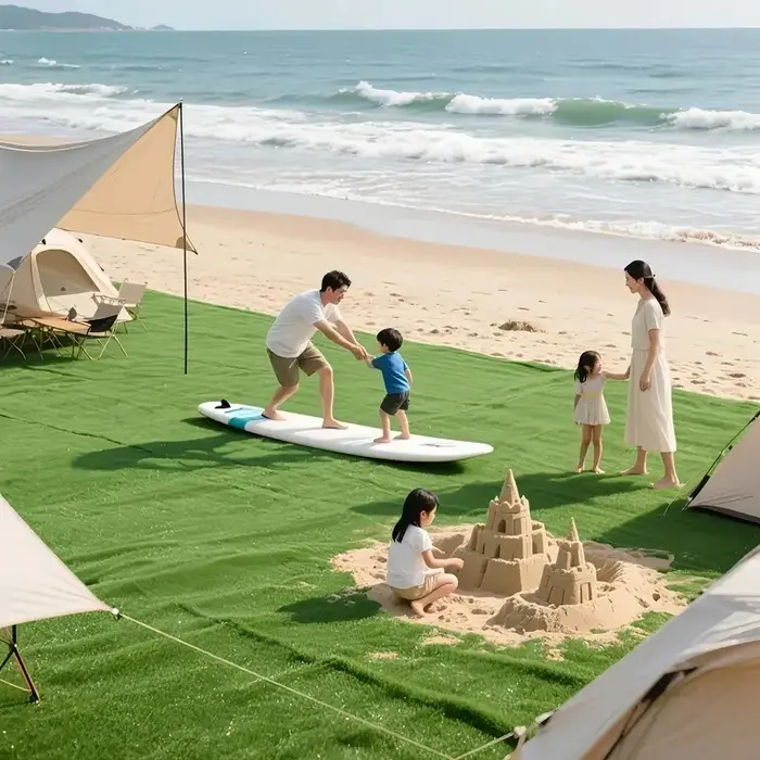 Tapis d'herbe artificielle intérieur extérieur
