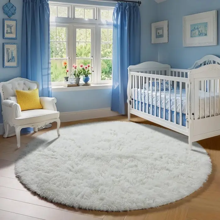 Tapis en peluche doux pour chambre d'enfants