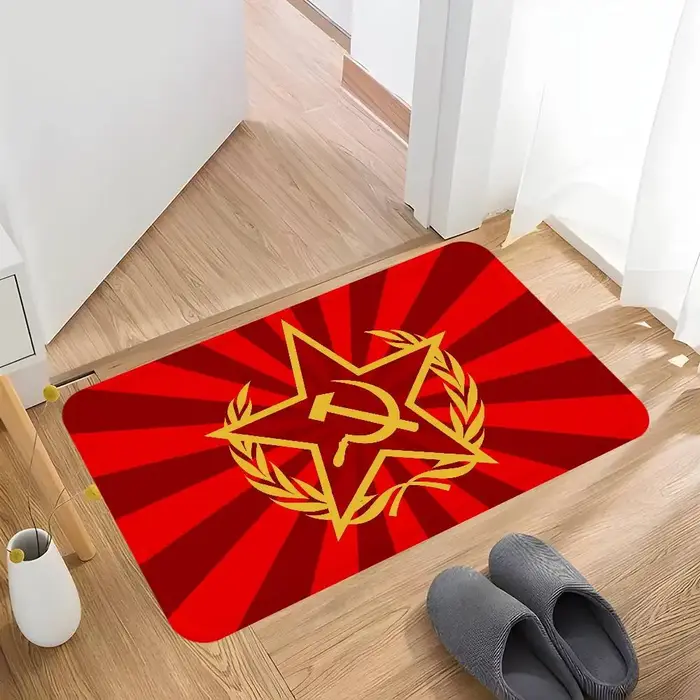 CCCP urss soviétique couloir tapis lavable antidérapant salon canapé chaises zone