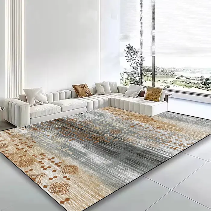 Grand tapis de style nordique antidérapant pour salon, décoration, tapis de zone de canapé, facile à nettoyer, tapis de table basse 200x300, tapis de chambre et de salon