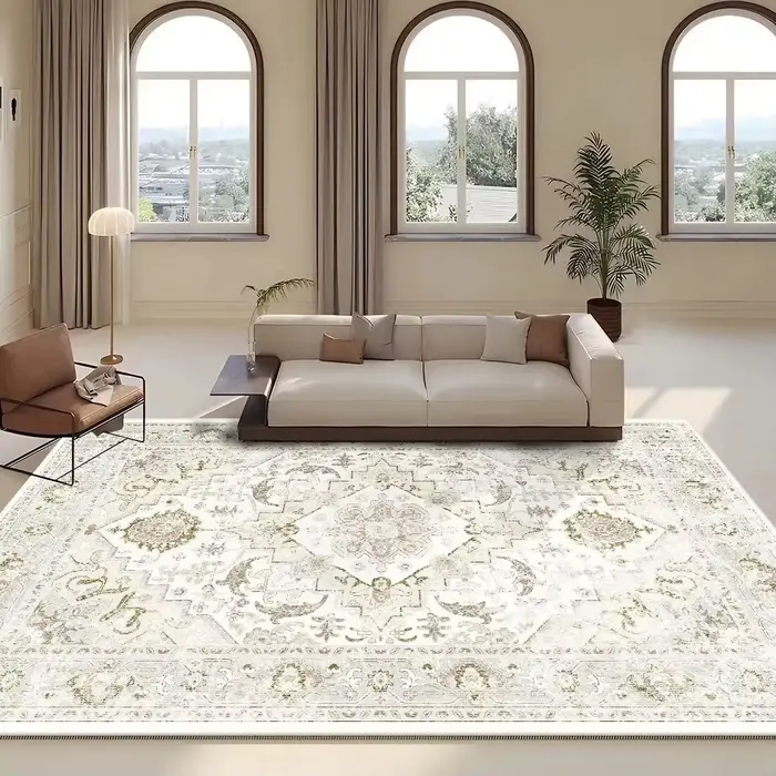 Tapis rétro persan pour salon