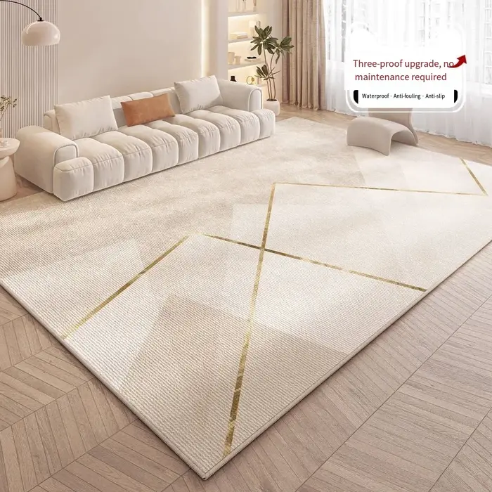 VIAKAMA – tapis Simple de Style crémeux pour salon