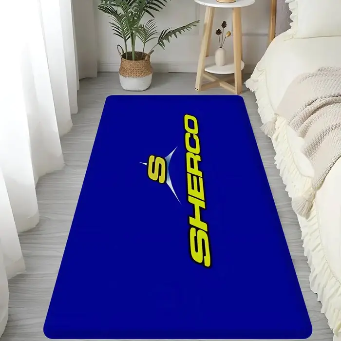 Tapis de sol avec logo S-Sherco, rétro, plusieurs choix, pour salon, cuisine, antidérapant, décorati
