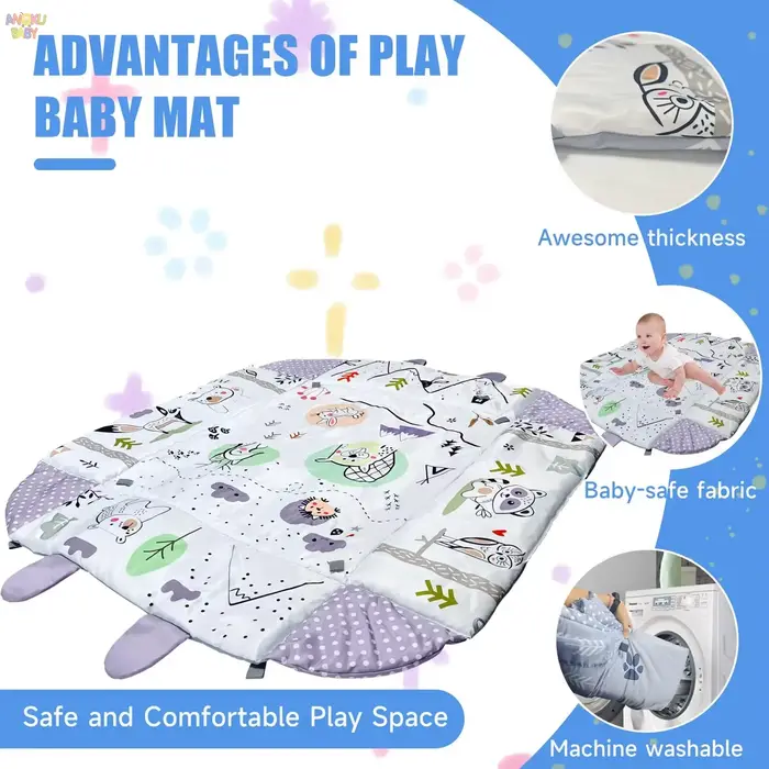Tapis d'éveil 4 en 1 pour bébé