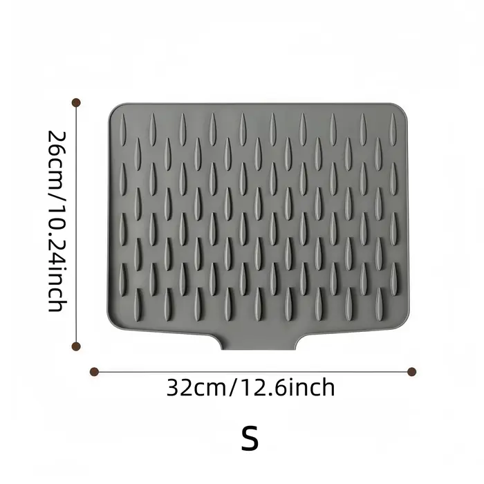 Tapis de vidange en Silicone pour évier, tapis de séchage pour égouttoir les fruits et légumes de cu