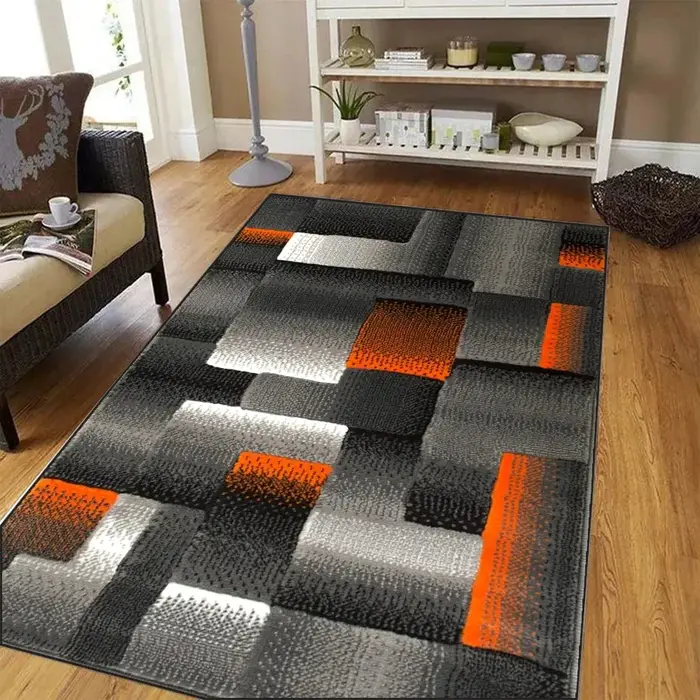 Tapis géométrique nordique pour salon décor de luxe moderne Table de canapé Tapis de grande surface Tapis de salle de bain Alfombra Para Cocina Tapis