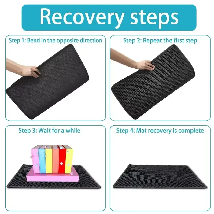 Tapis de litière pour chat avec cadeau